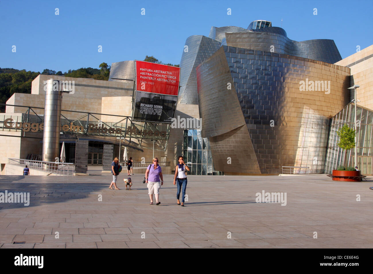 Guggenheim-Museum Bilbao Spanien details Stockfoto