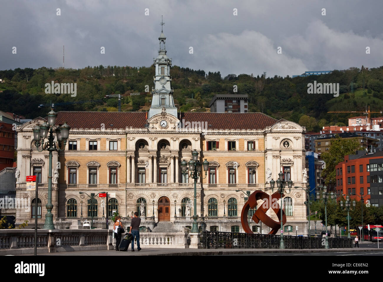 Rathaus Rathaus von Bilbao, baskische autonome Region, Bizkaia, Viscaya, Vizkaia, Spanien Stockfoto