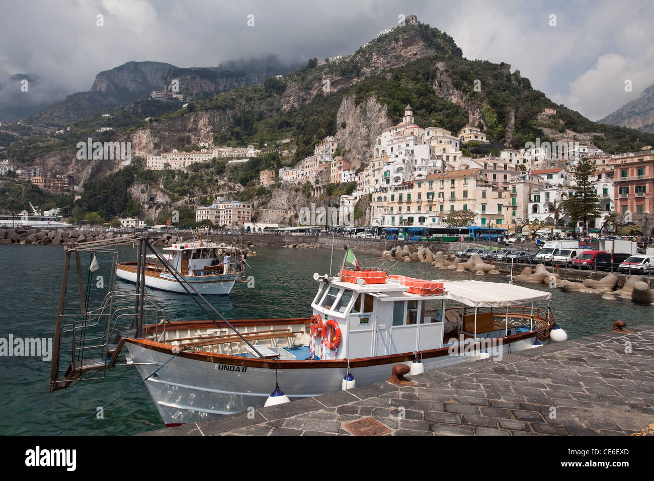 AMALFI-KÜSTE ITALIEN Stockfoto