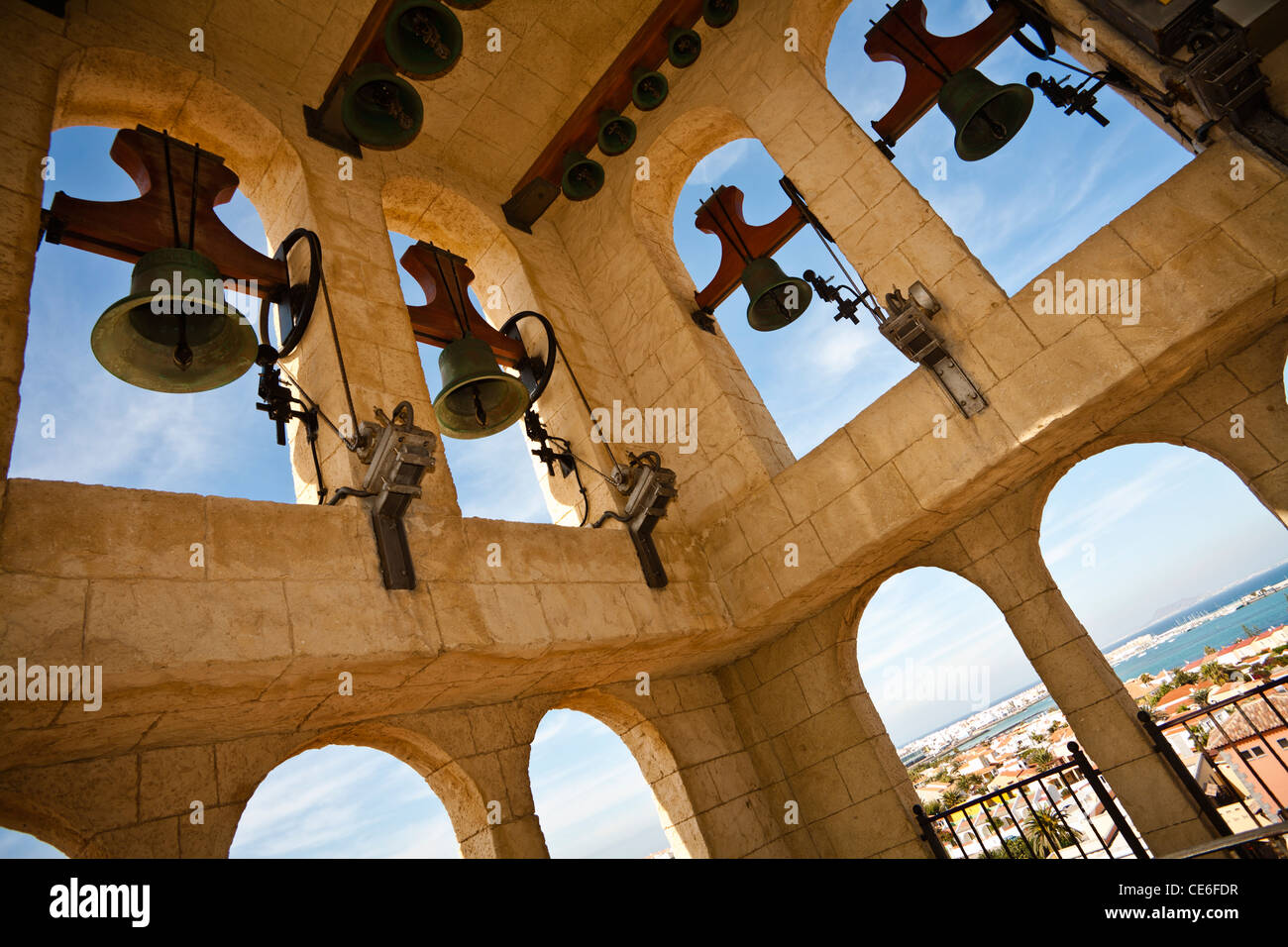 Die Campanario Glockenturm Stockfoto