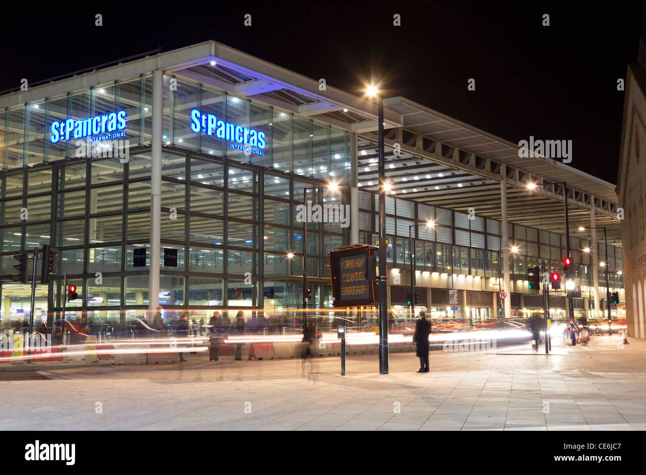 Bahnhof St Pancras - London Stockfoto