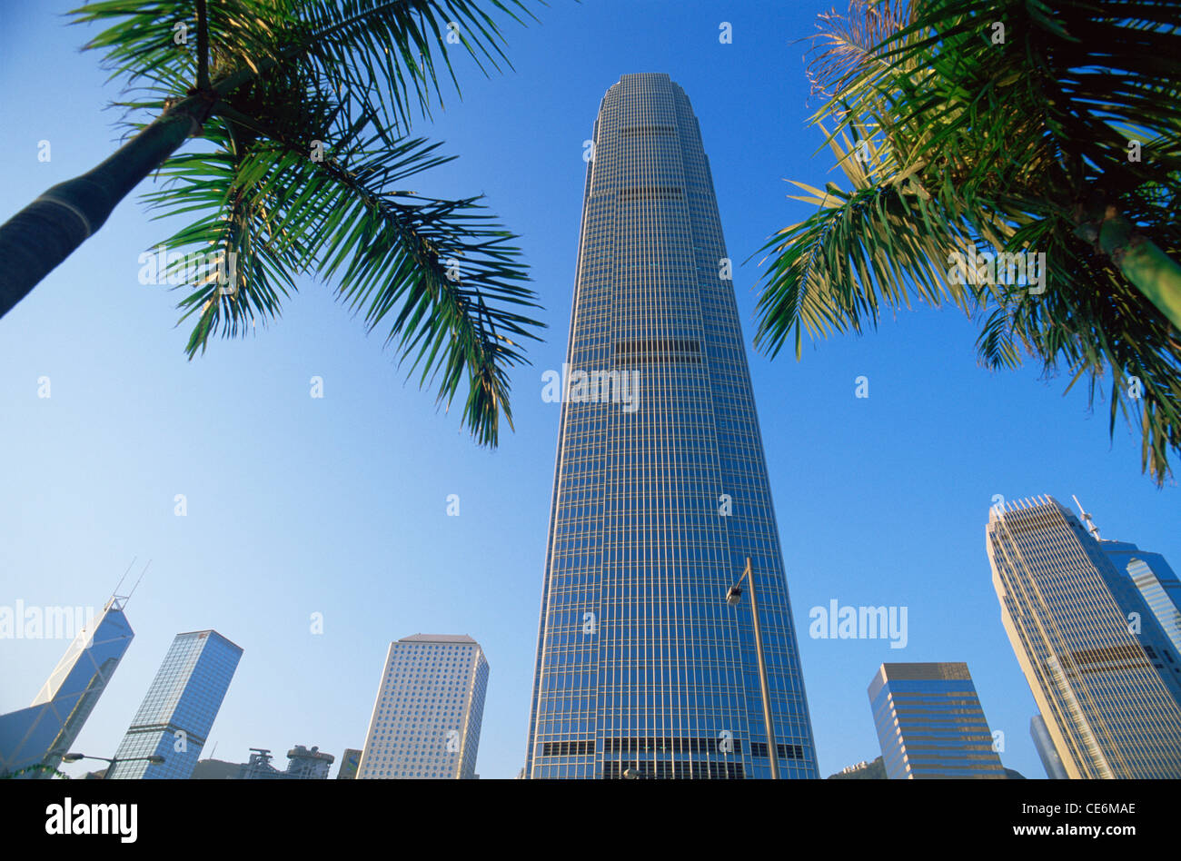 China, Hongkong, Central, IFC International Finance Center Gebäude Stockfoto
