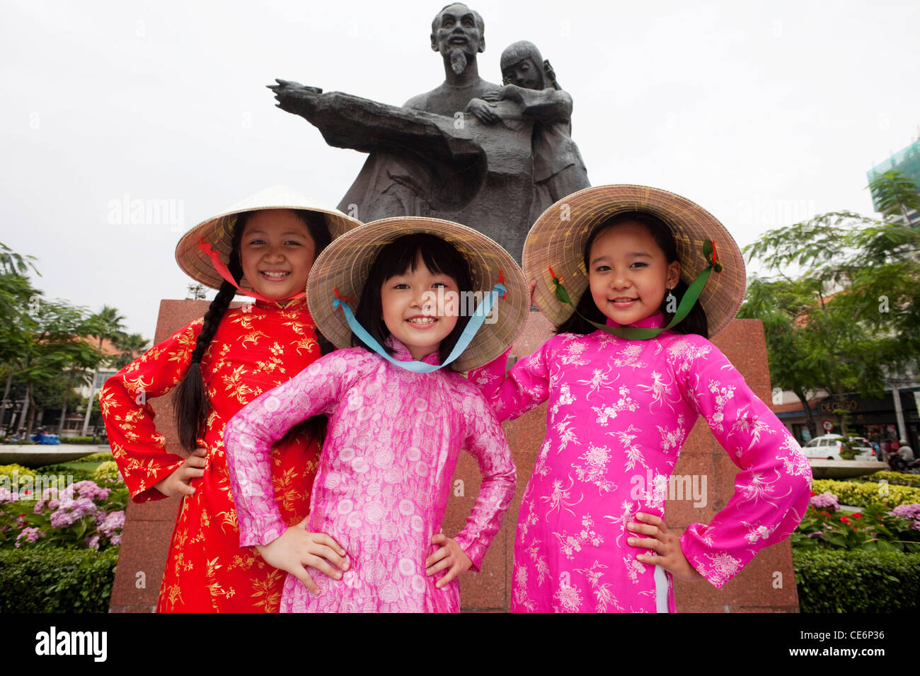 Vietnam, Ho-Chi-Minh-Stadt, Straßenhändler Stockfoto