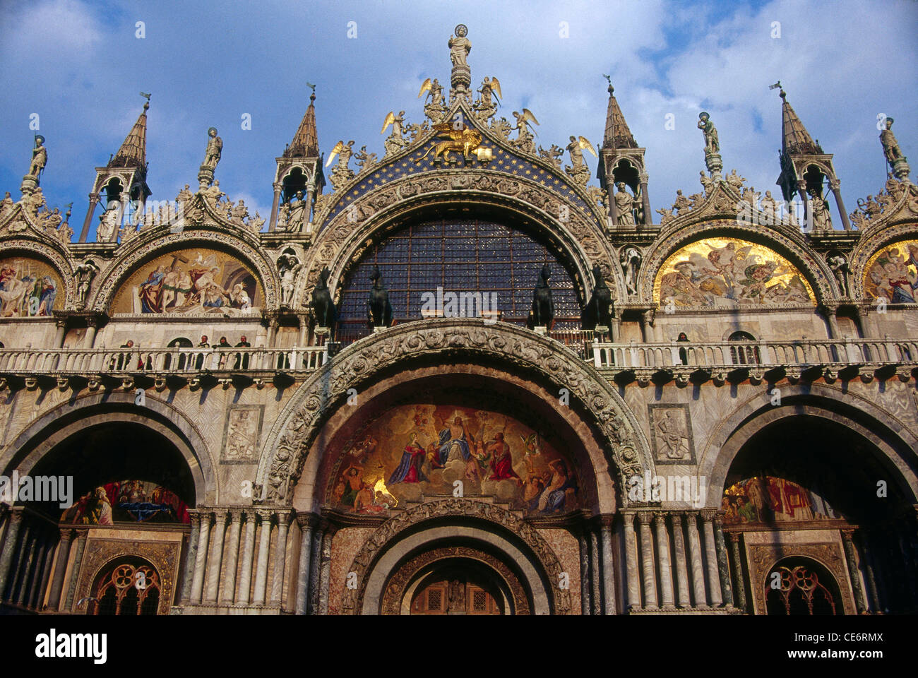 Kathedrale San Marcos Venedig Veneto Italien Stockfoto