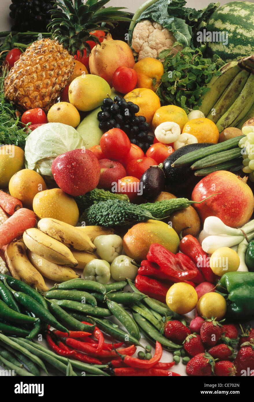 Obst und Gemüse Stockfoto