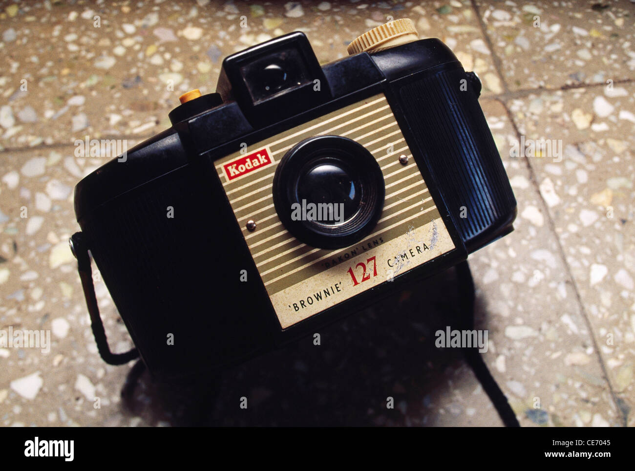 AAD 83946: alte antike Eastman Kodak Brownie 127 Kamera USA Amerika Stockfoto