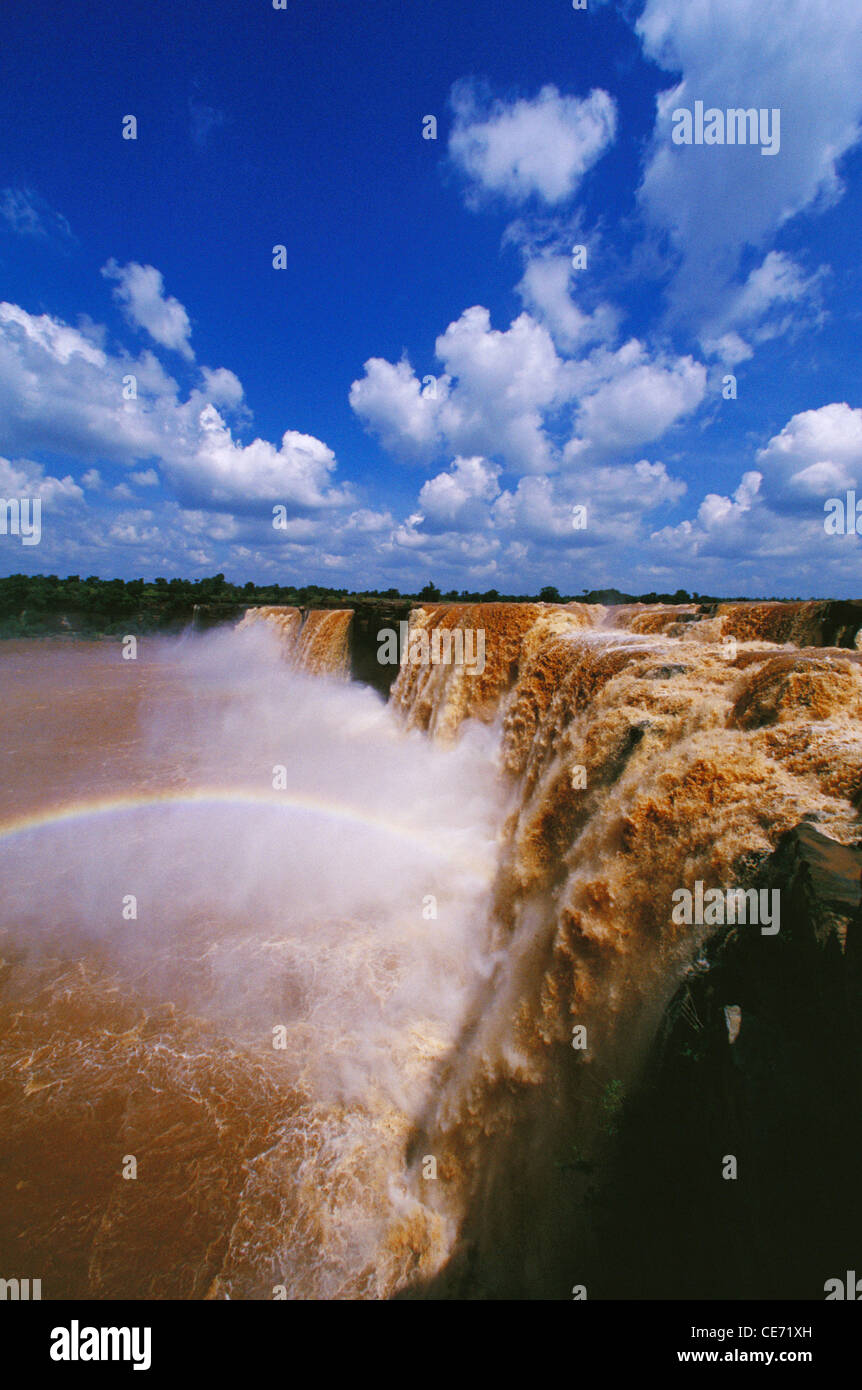 Chitrakote Wasserfälle; Chitrakoot Fälle; Indravati Fluss; Jagdalpur; Bastar Bezirk; indischer Zustand Chhattisgarh; Madhya Pradesh; Indien; Asien Stockfoto