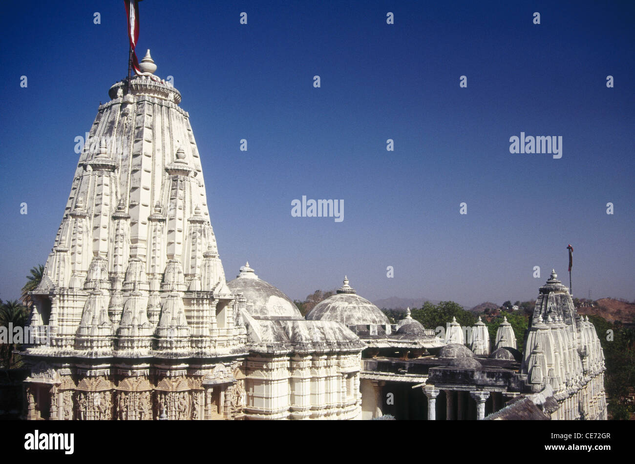 Kumbhariya Jain Mandir; Ambaji; Jain Tempel; Kumbharia; Danta Taluka von Banaskantha Bezirk; gujarat; indien; asien Stockfoto