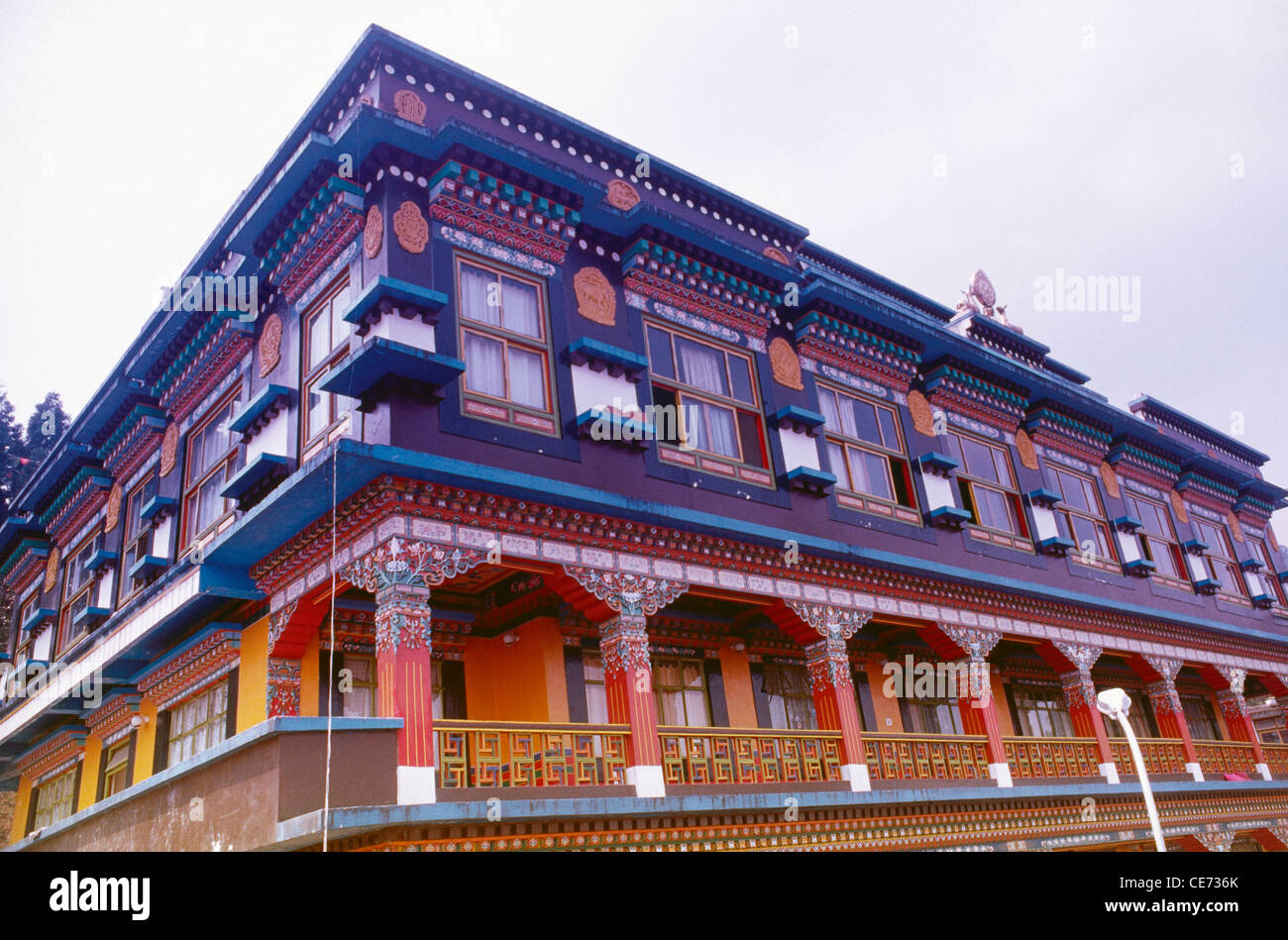RMM 82616: buddhistische Karma Shri Nalanda Institut; Sikkim; Indien Stockfoto