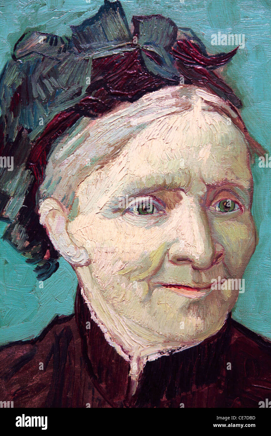 USA, California, Pasadena, Porträt der Mutter des Künstlers von Vincent Van Gogh im Norton Simon Museum Stockfoto