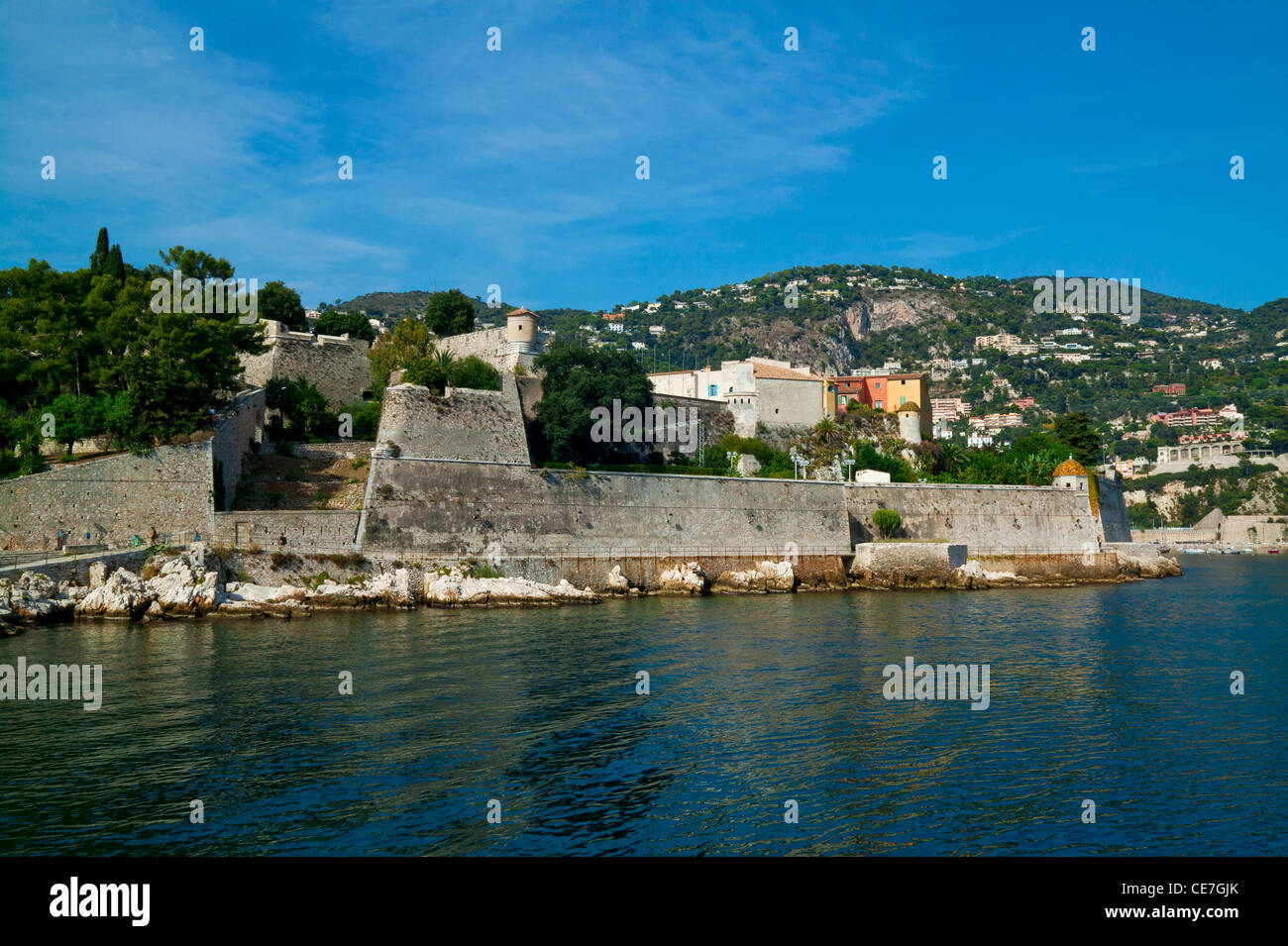 Zitadelle von Villefranche Sur Mer, Côte d ' Azur, Frankreich Stockfoto