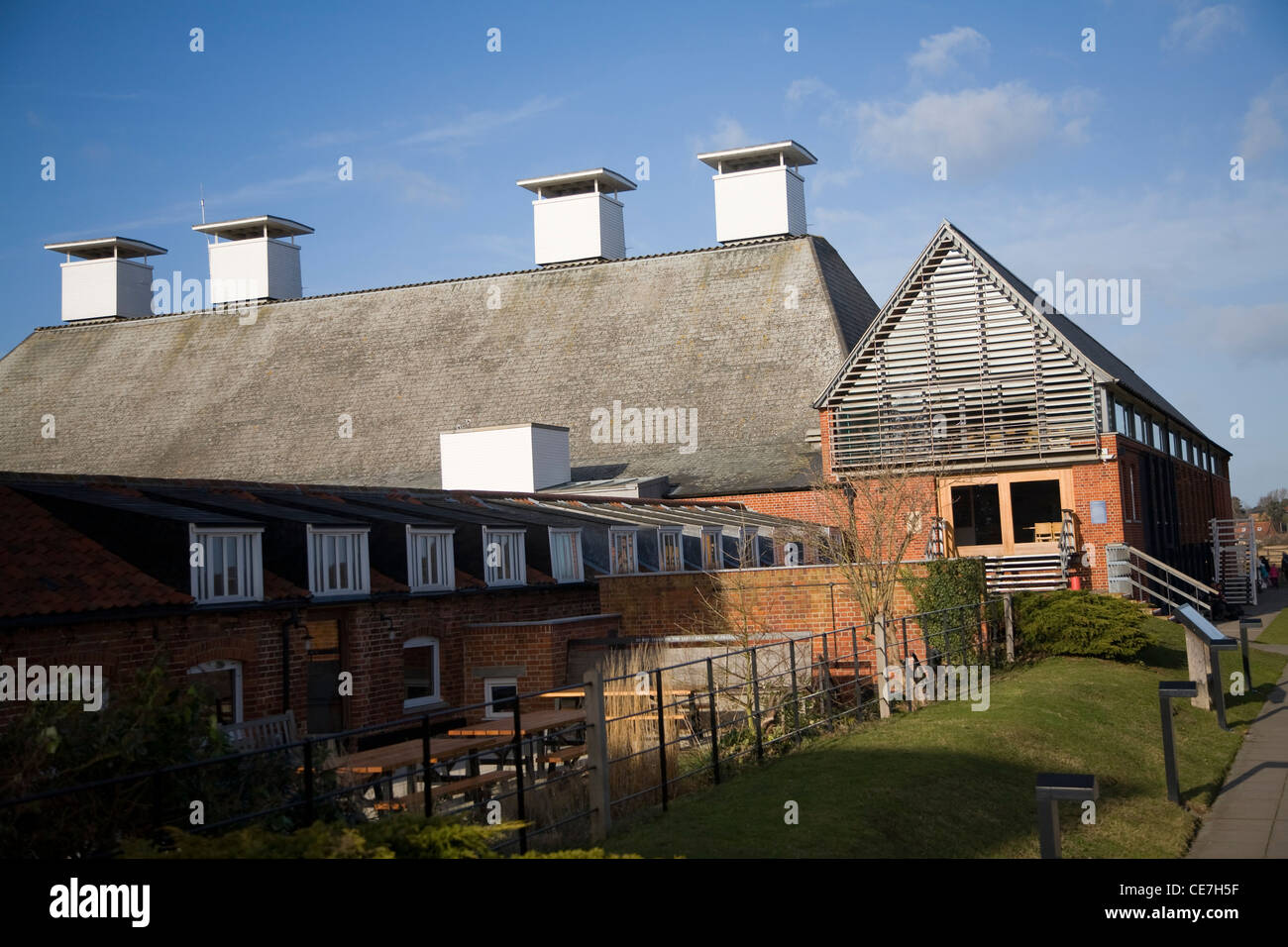 Snape Maltings Konzertsaal, Suffolk, England Stockfoto