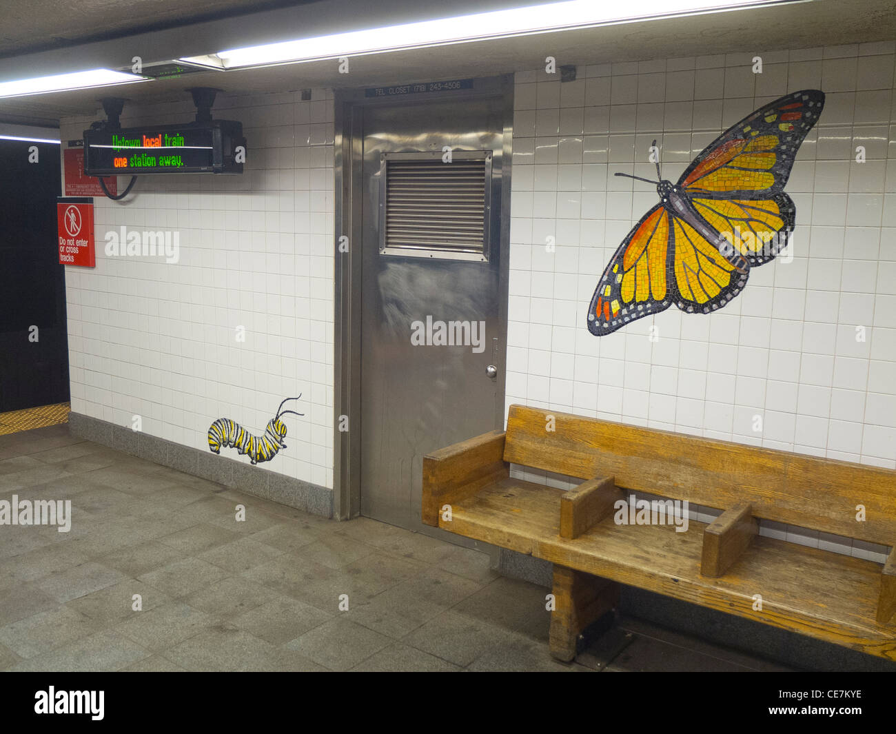 79 und 81. U-Bahn-Stationen für das Museum of Natural History in Manhattan NYC Stockfoto