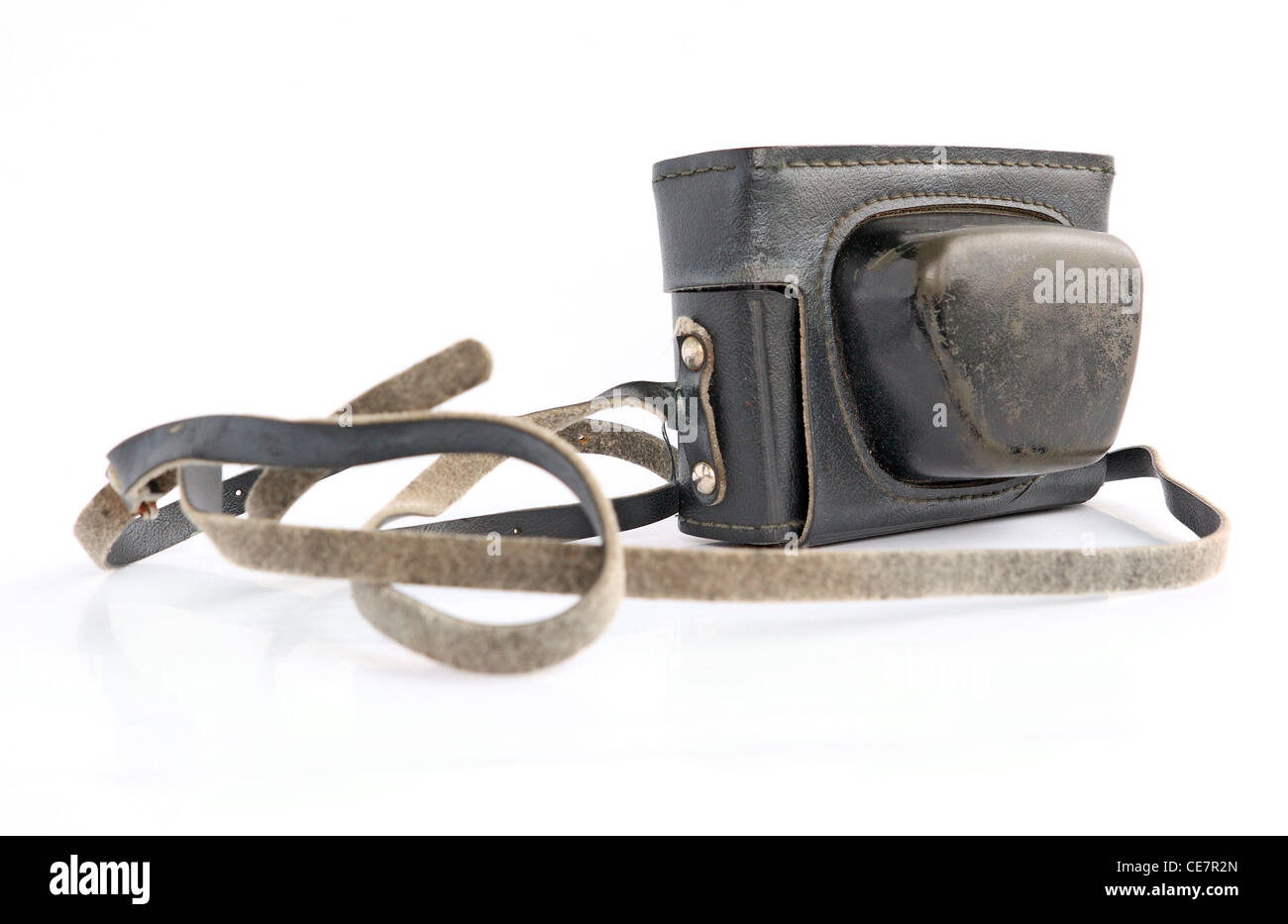 Beleg-Abdeckung für alte Kamera Stockfoto