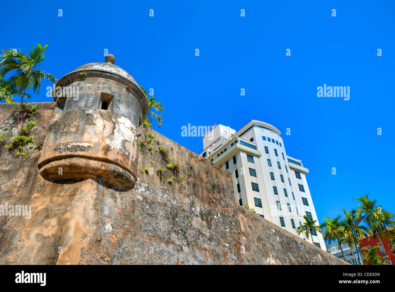 Fort San Felipe Del Moro in San Juan, Puerto Rico Stockfoto