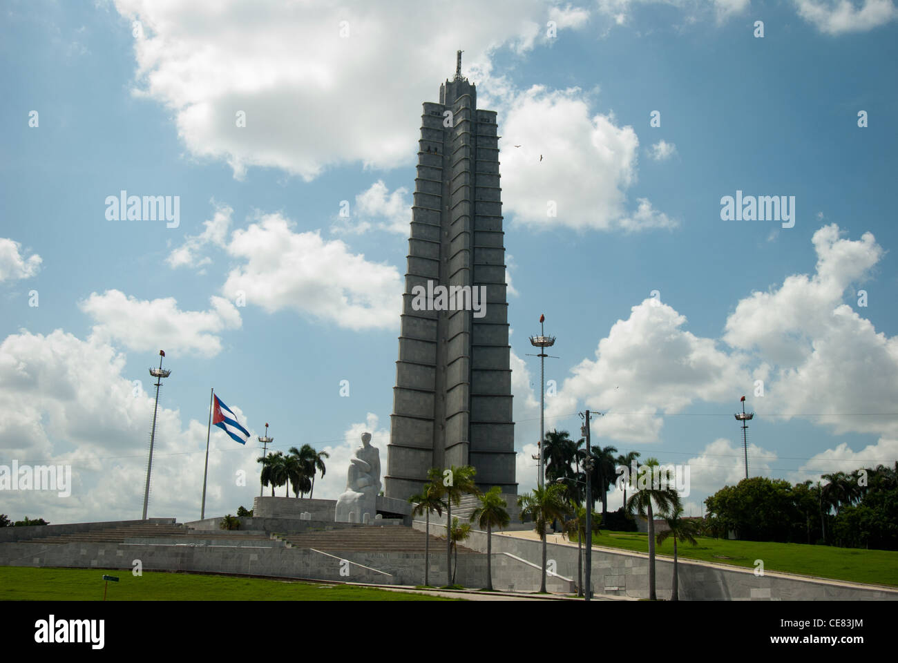 Platz der Revolution in Havanna, Kuba Stockfoto