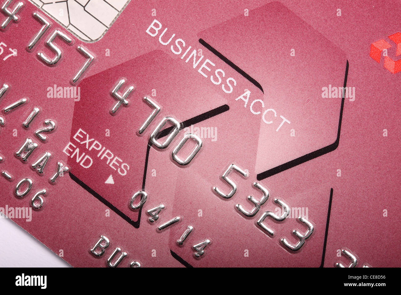 Business Konto Firmenkreditkarte UK Nat West Stockfoto