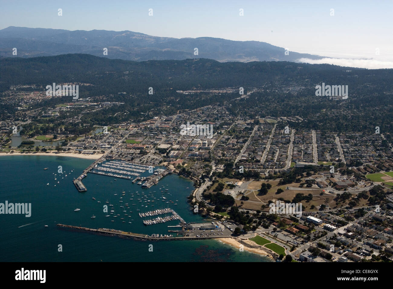 Luftaufnahme Monterey, Kalifornien Stockfoto