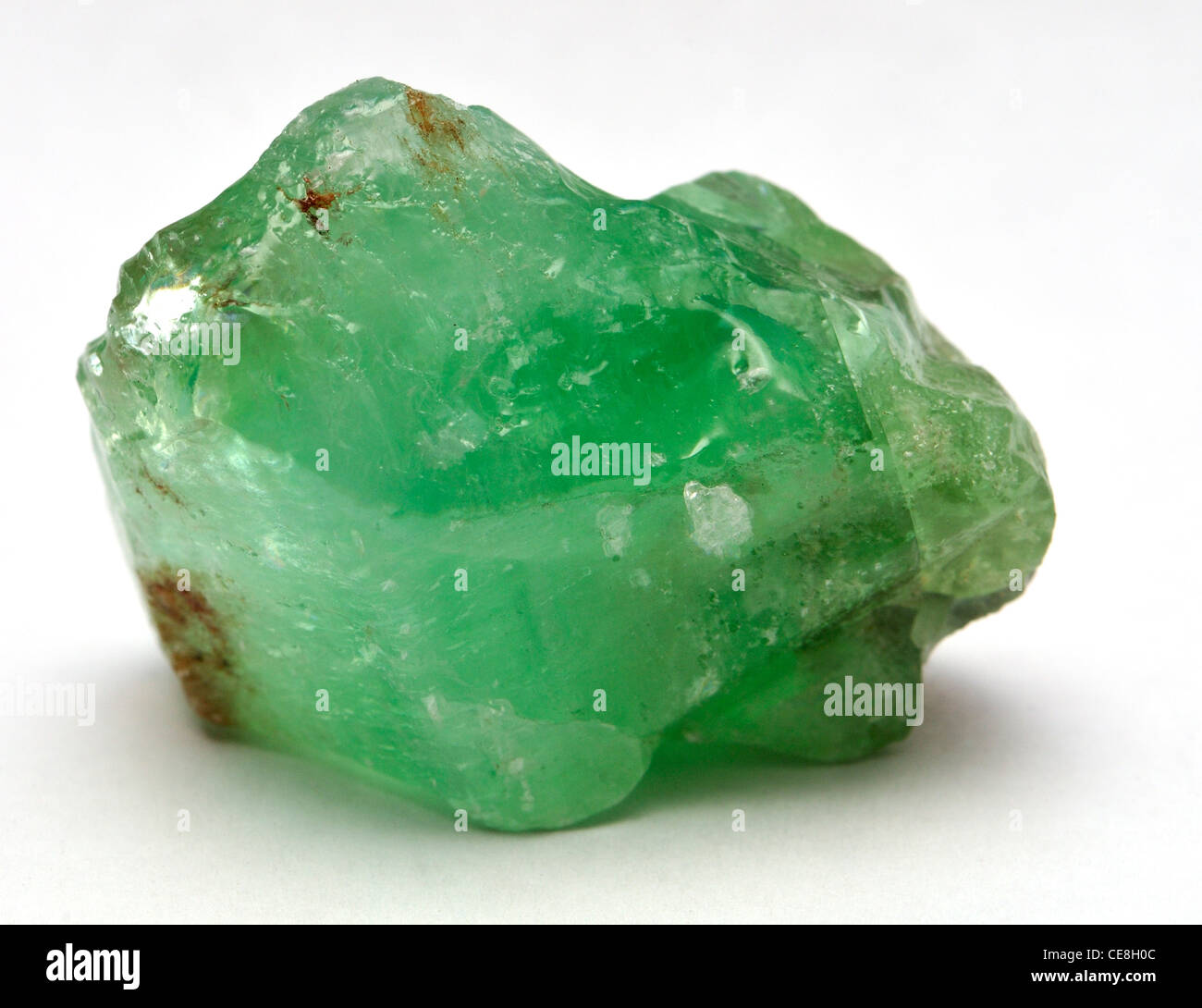 Grüner Calcit (aus Mexiko) Stockfoto