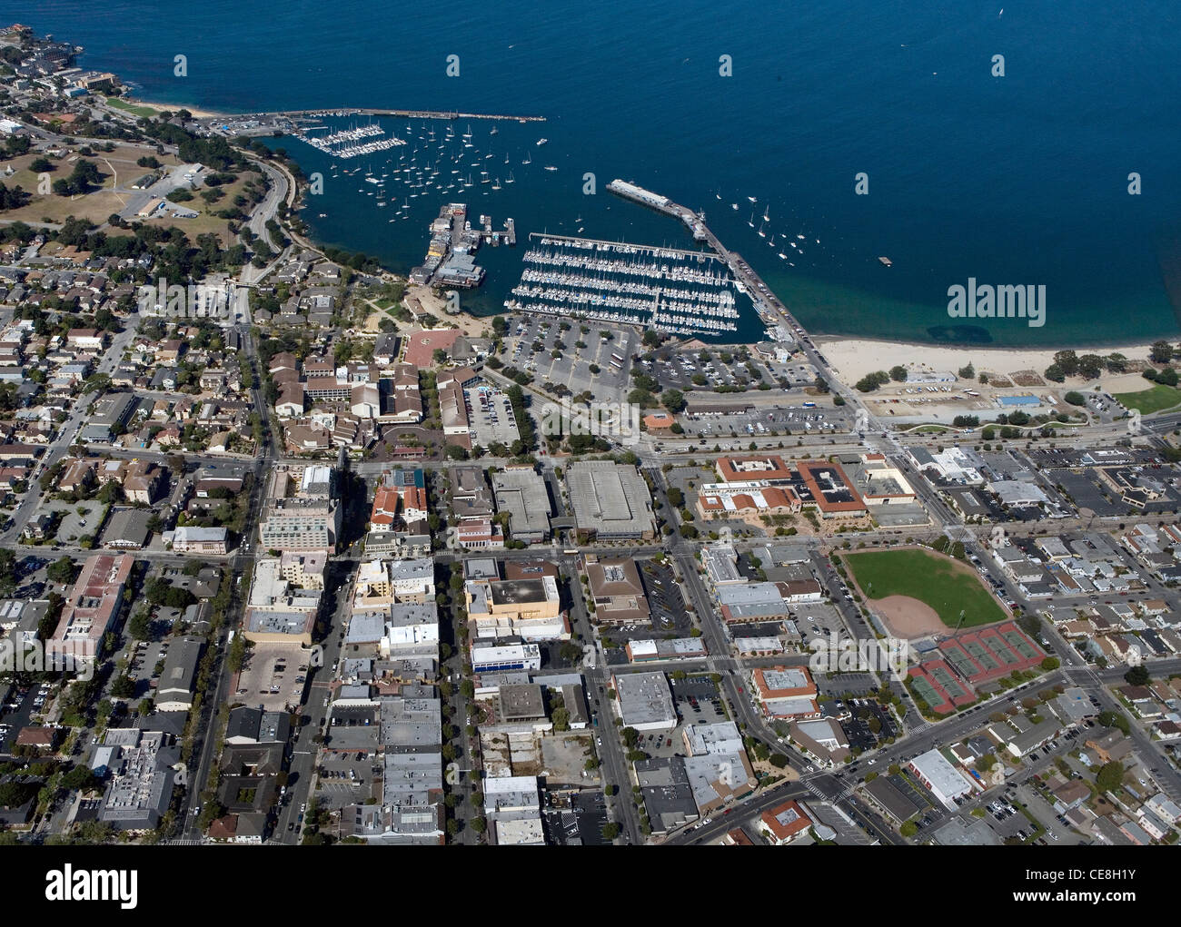 Luftaufnahme Monterey, Kalifornien Stockfoto