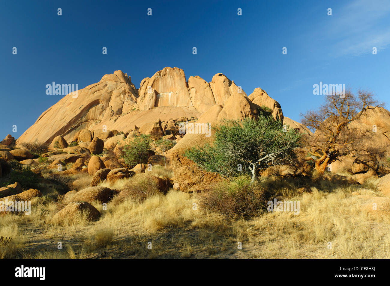 Die Gipfel der Spitzkoppe. Damaraland, Namibia... Stockfoto