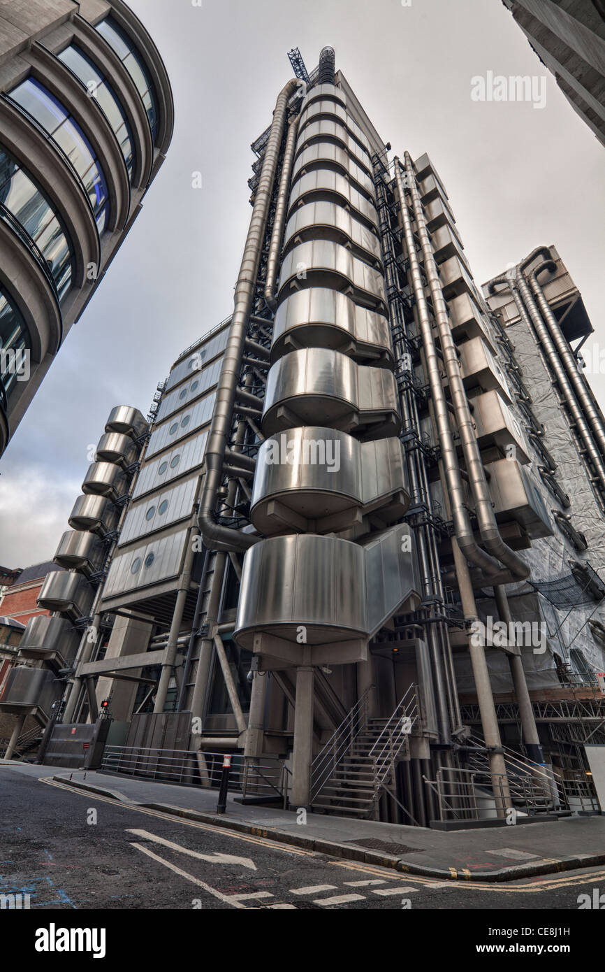 Die Lloyds Building, London, England, UK Stockfoto