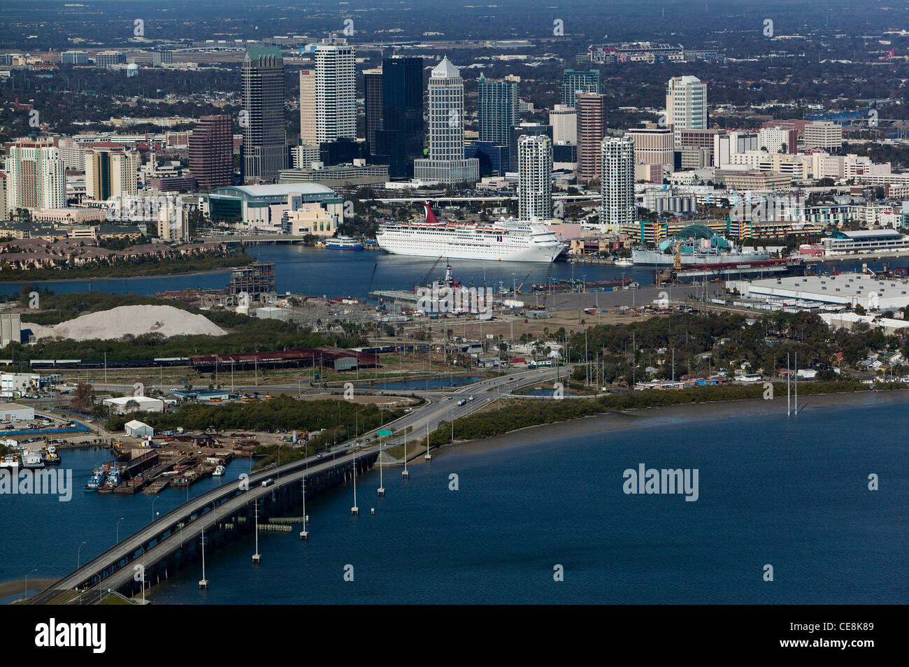 Luftaufnahme Tampa, Florida Stockfoto