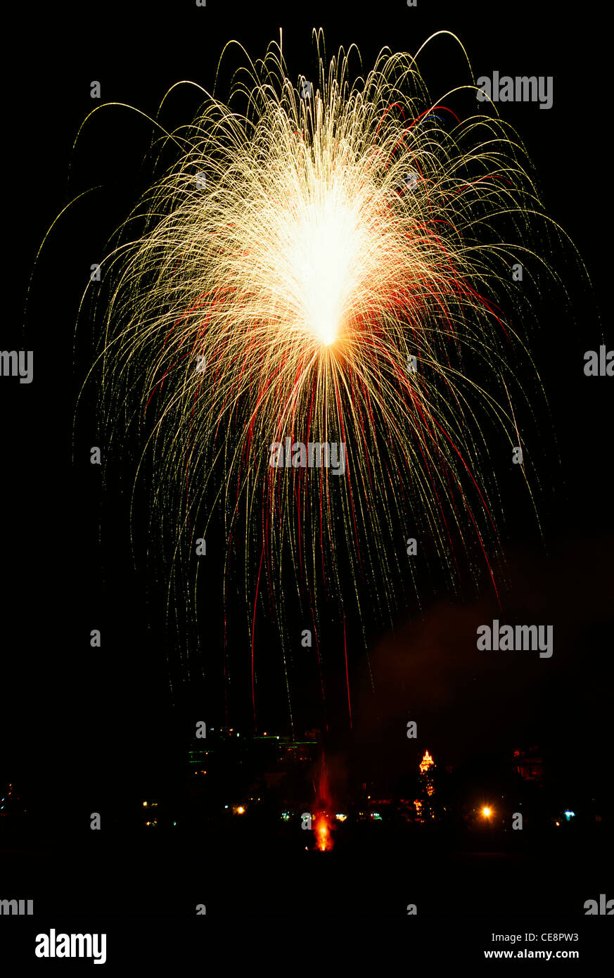 Sparkler Feuerwerkskörper Display; Diwali Festival; bombay; mumbai; maharashtra; indien; asien Stockfoto