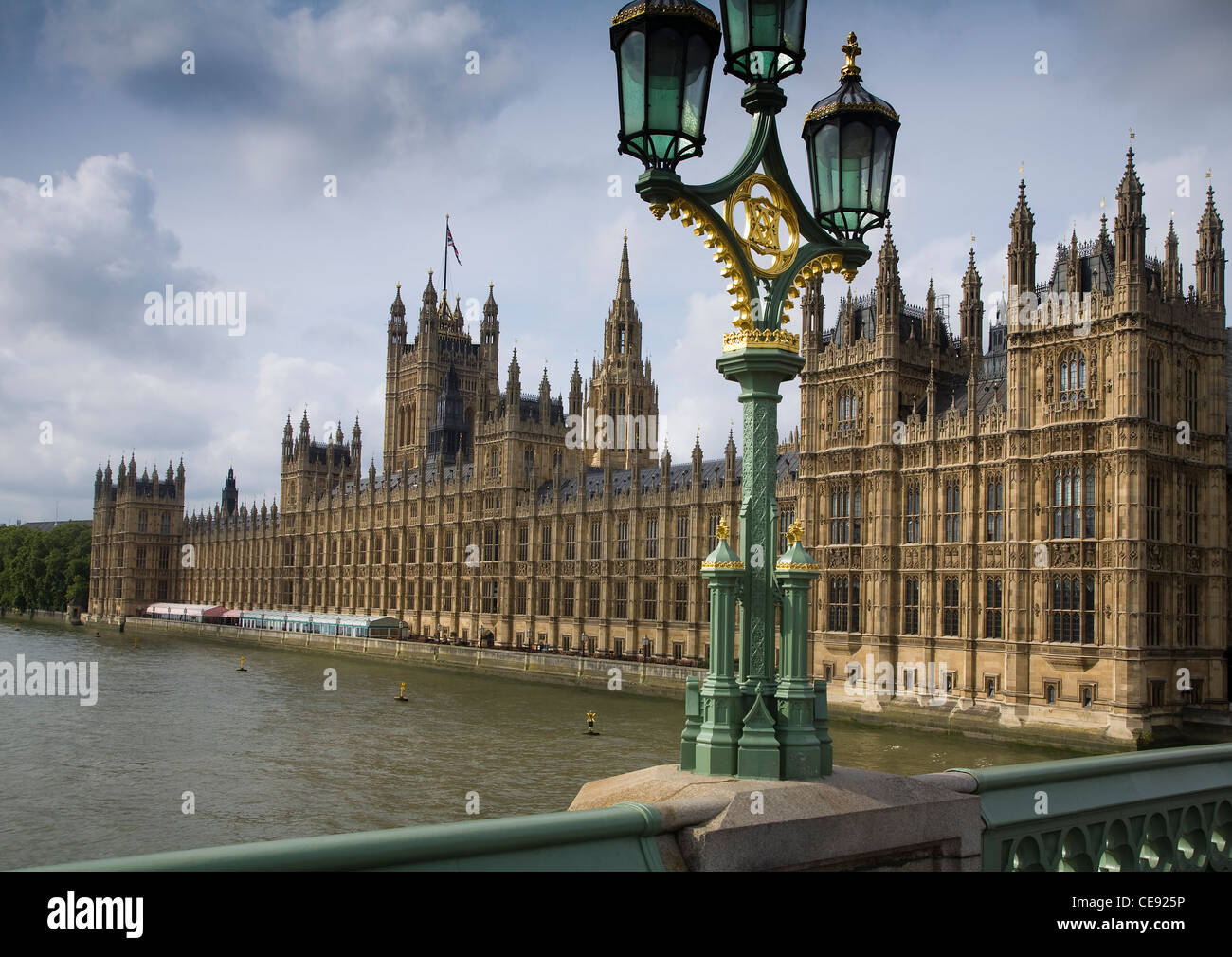 Häuser des Parlaments, Westminster, London Stockfoto