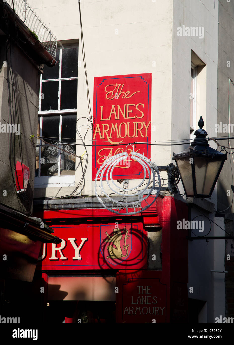 Die Fahrspuren Brighton East Sussex UK Stockfoto