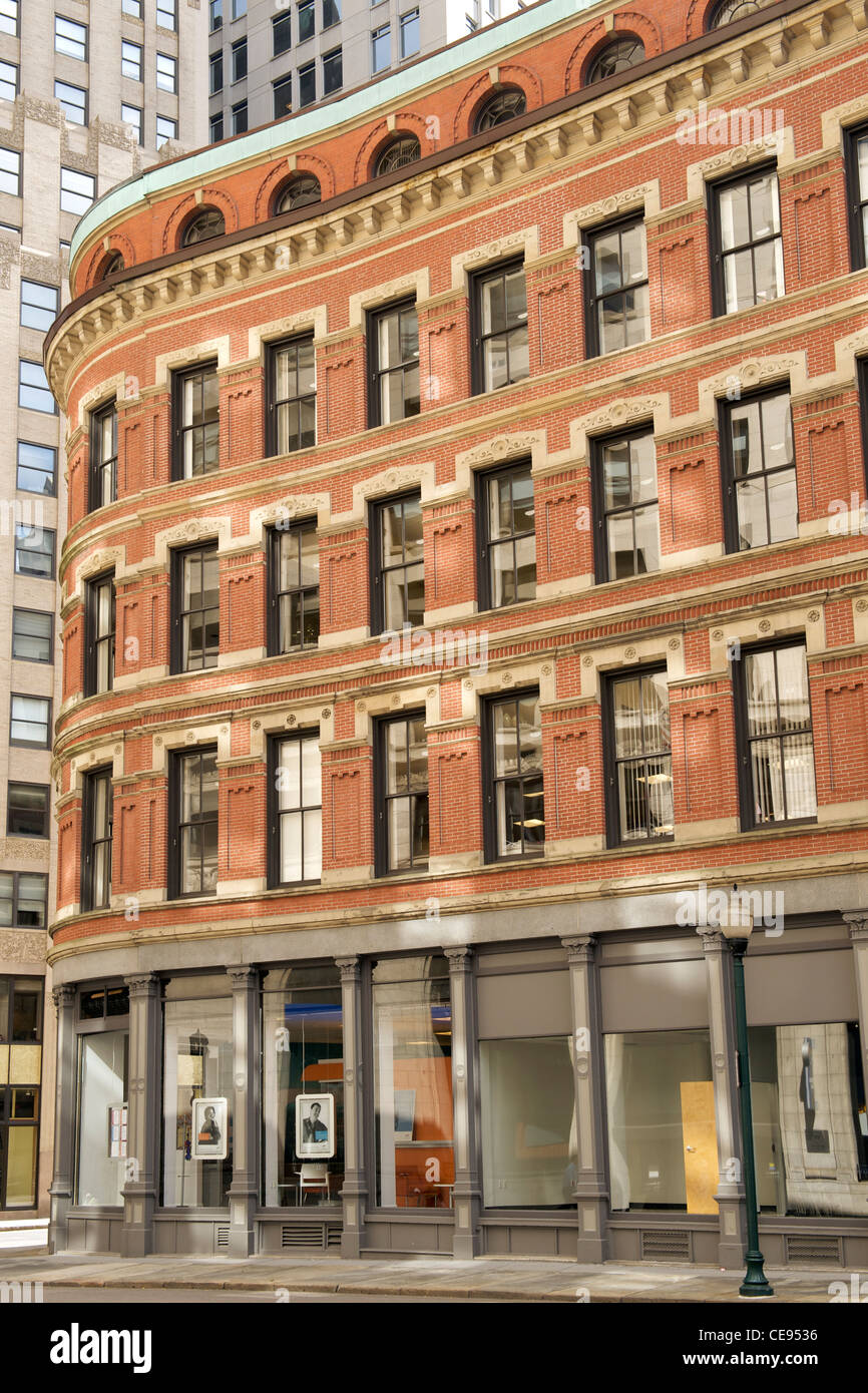 Das Wigglesworth Gebäude in Boston, Massachusetts, USA. Stockfoto