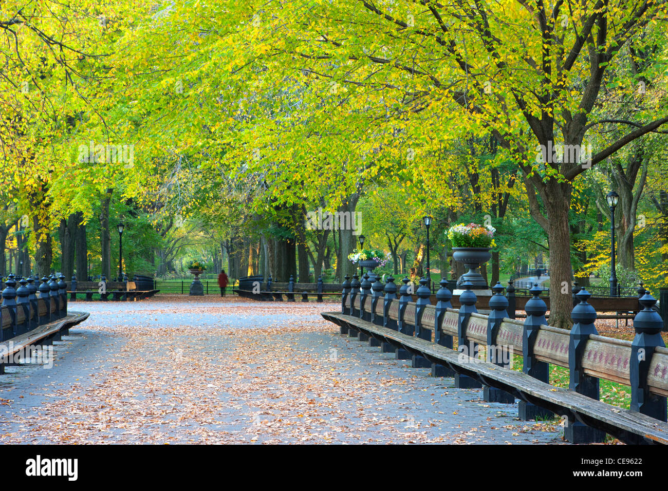 Central Park Benches New York City Stockfotos Und Bilder Kaufen Alamy