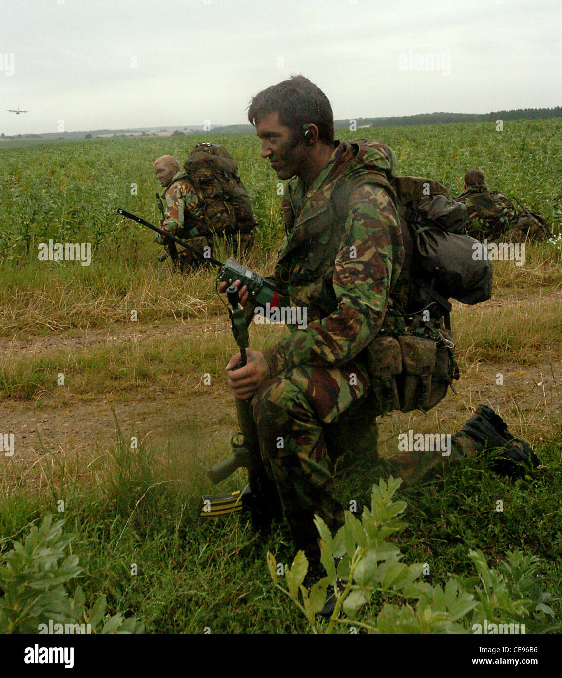 Der Pathfinder Platoon ist Tri-Service, obwohl es fast ausschließlich von Soldaten aus 2 und 3 Bataillone der Fallschirm besetzt ist Stockfoto