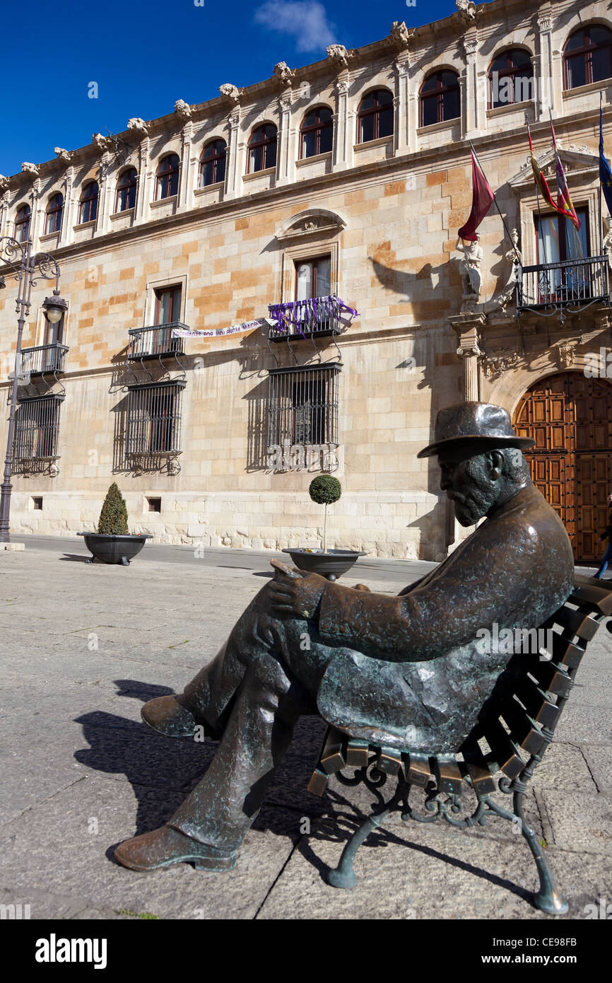 Antoni Gaudi, Leon, Kastilien-León, Spanien Stockfoto