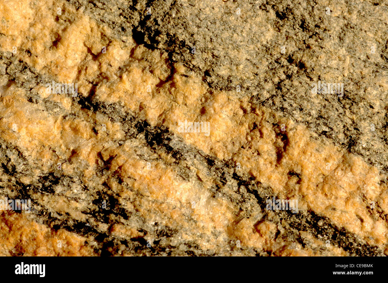 Gebänderten Granit in Zentral-Idaho Stockfoto
