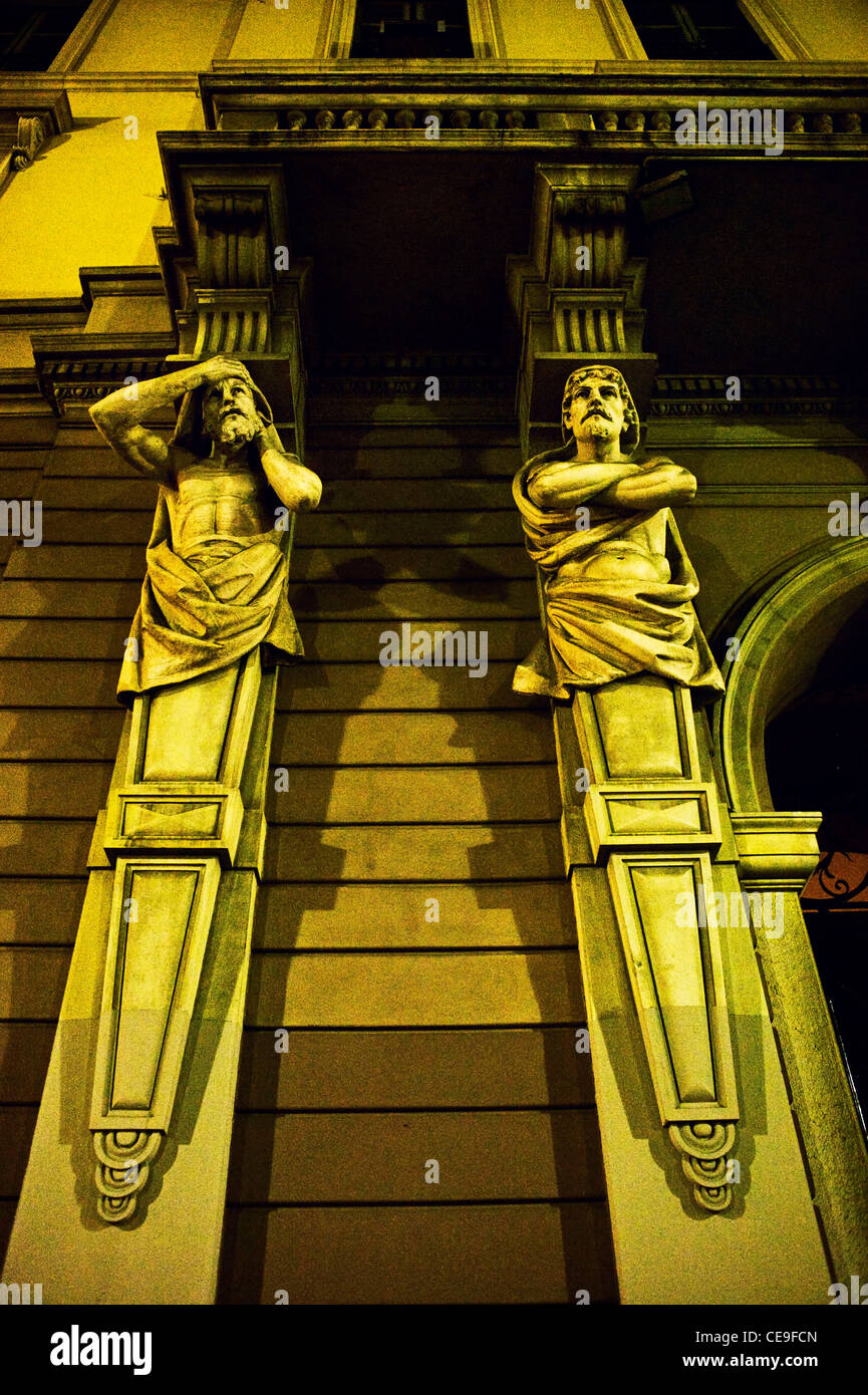 Statue Ornamente auf den Straßen von Mailand, Italien Stockfoto