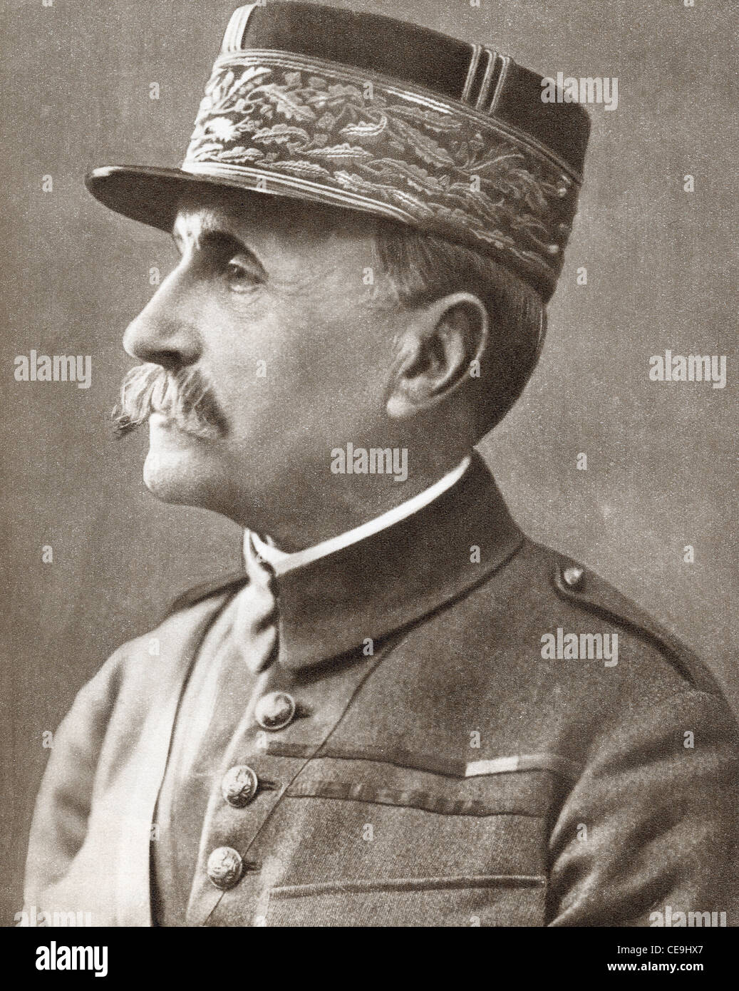 Ferdinand Foch, 1851 –1929. Französischer Soldat, militärischer Theoretiker und Held des ersten Weltkrieges. Stockfoto