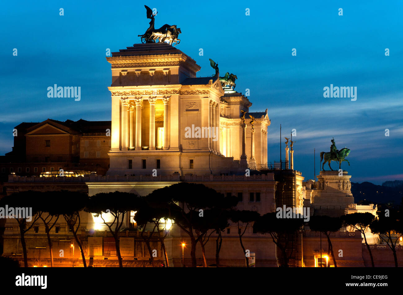 Altare della Patria, Rom Italien Stockfoto