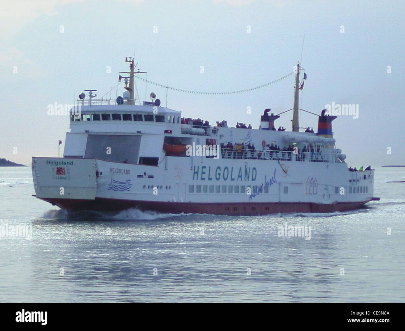 Passagierschiff Helgoland Stockfoto