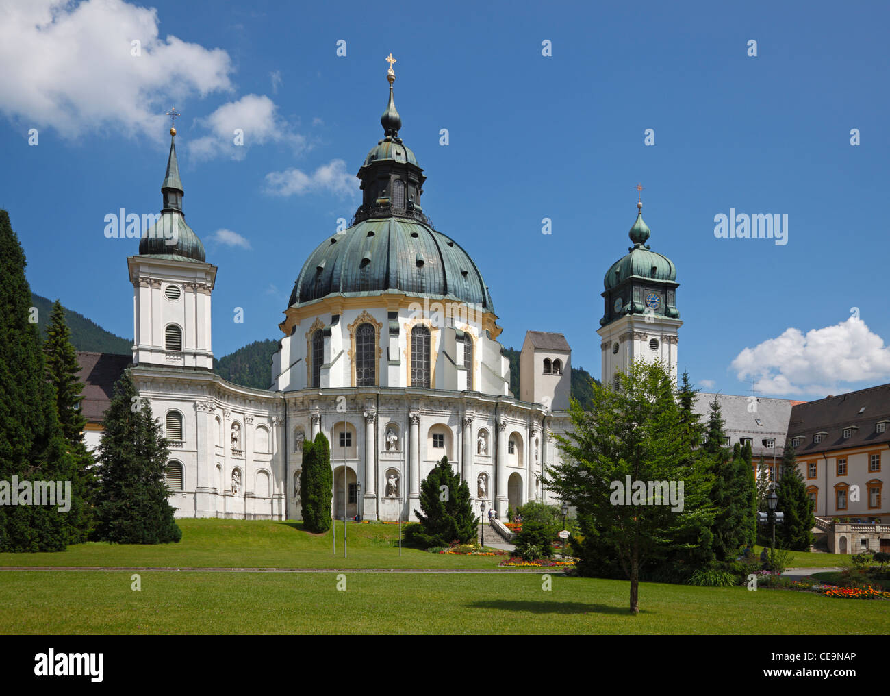 Ettal Abbey, ein BenediktinerKloster in dem Dorf Ettal in der Nähe von