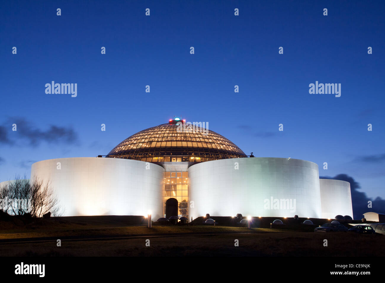 Perlan Kulturzentrum Gebäude in Reykjavik, Island Stockfoto