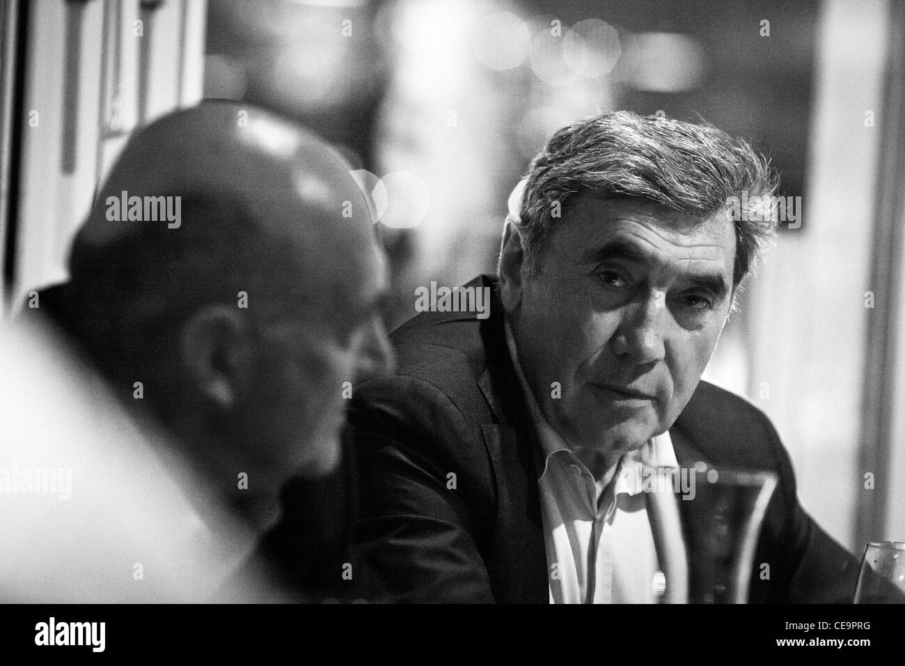Eddy Merckx im Rouleur Supper Club, April 2011 Stockfoto