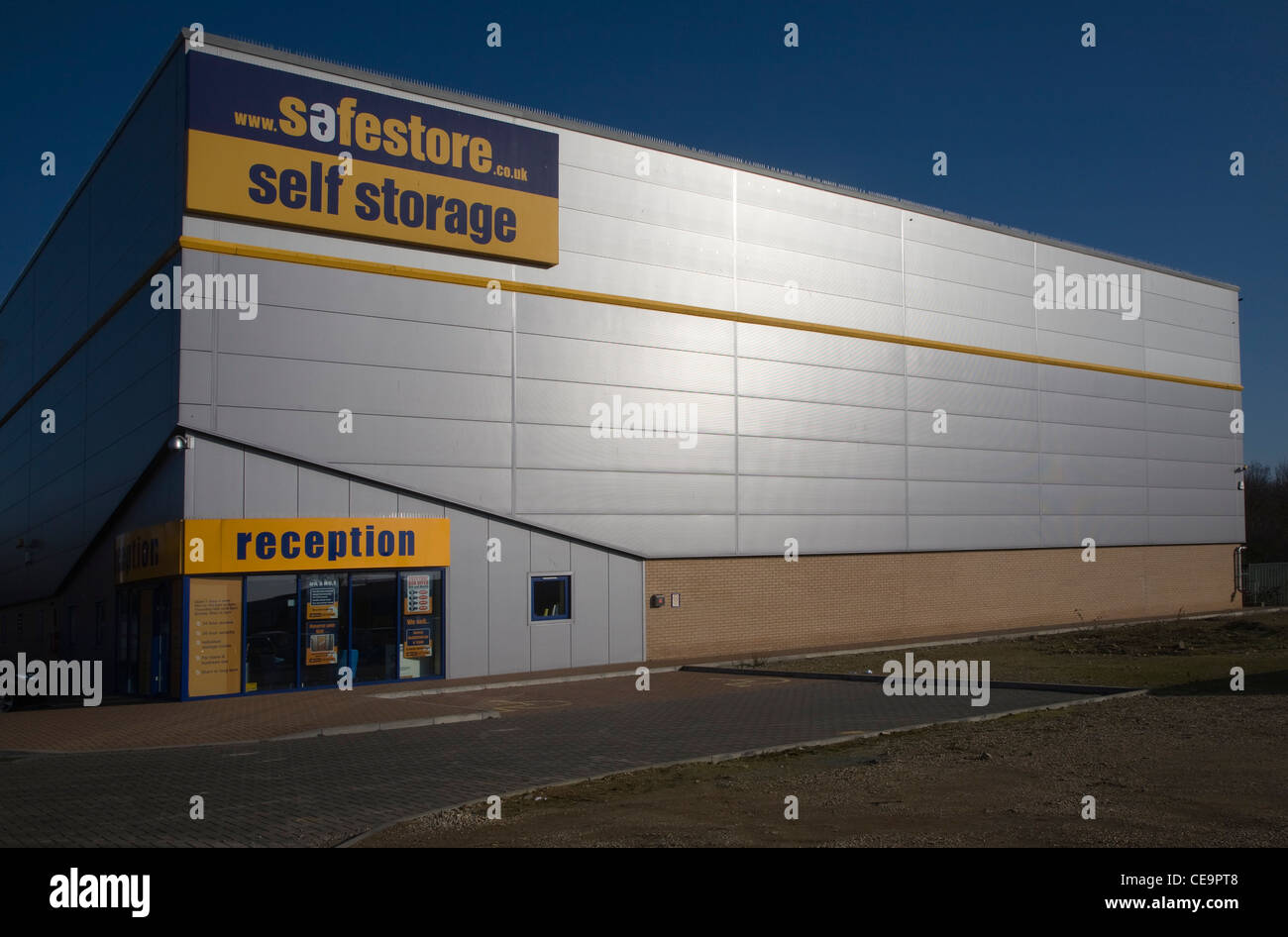 SafeStore Self-Storage-Einheit Gebäude Ipswich, England Stockfoto