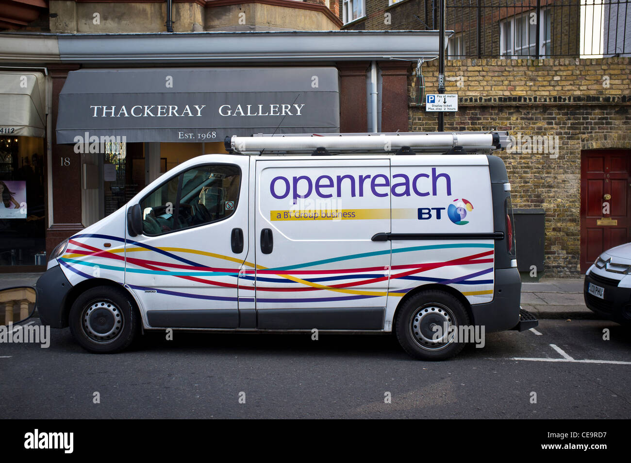 BT-Service van Stockfoto