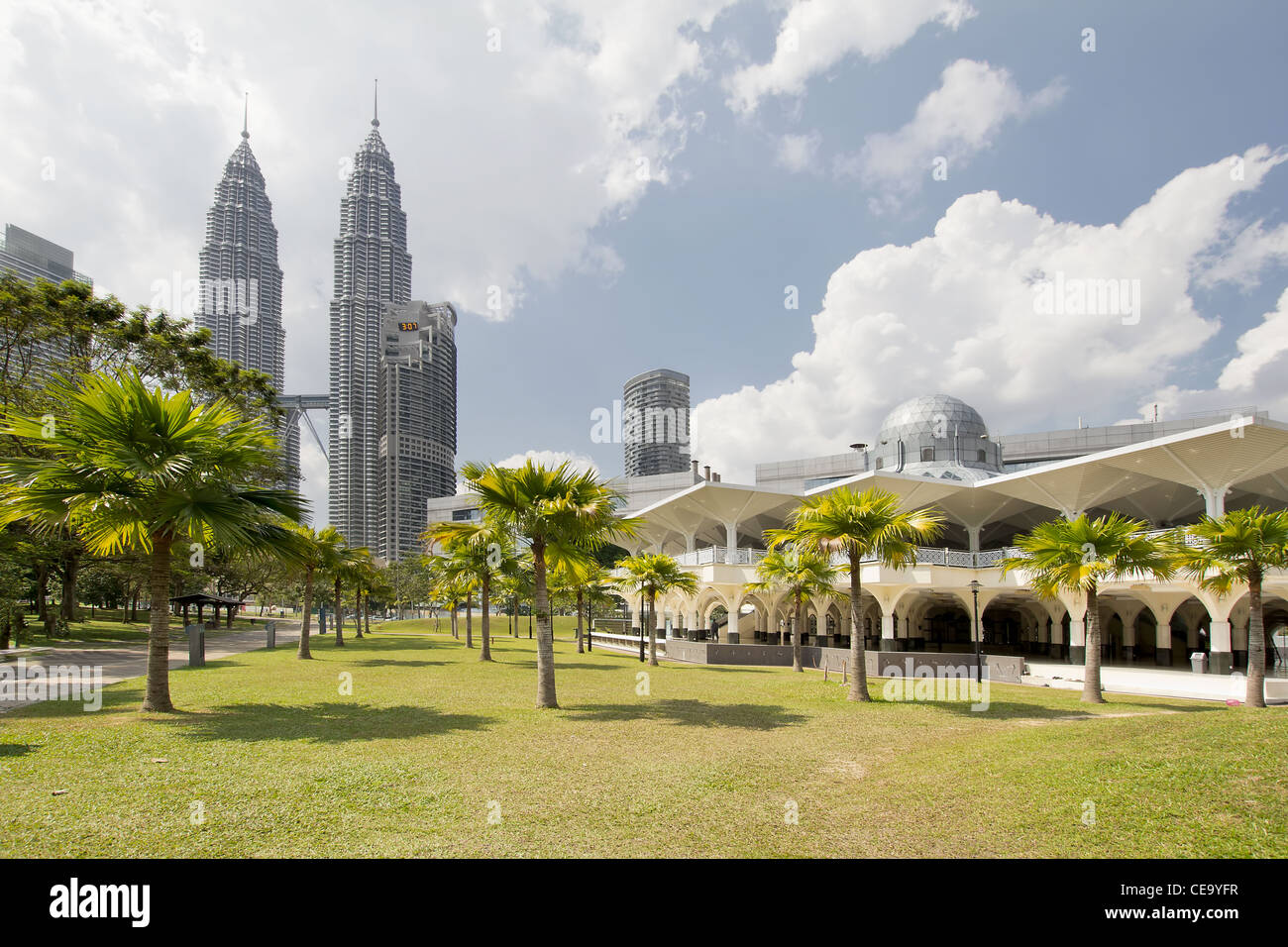 Masjid Asy-Syakirin Moschee in Kuala Lumpur City Center Park Stockfoto