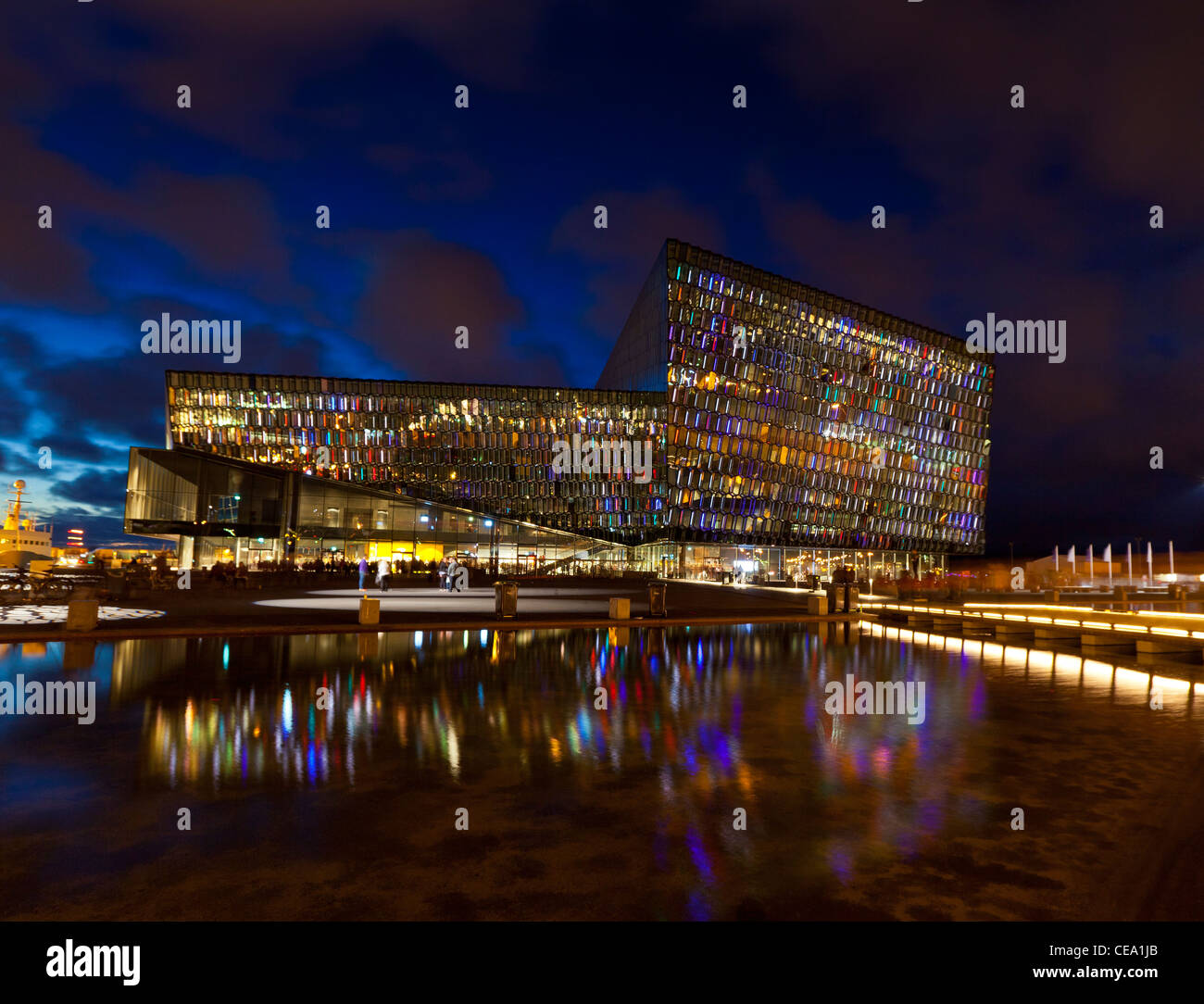 Harpa Konzerthaus und Konferenzzentrum, Reykjavik Island Stockfoto