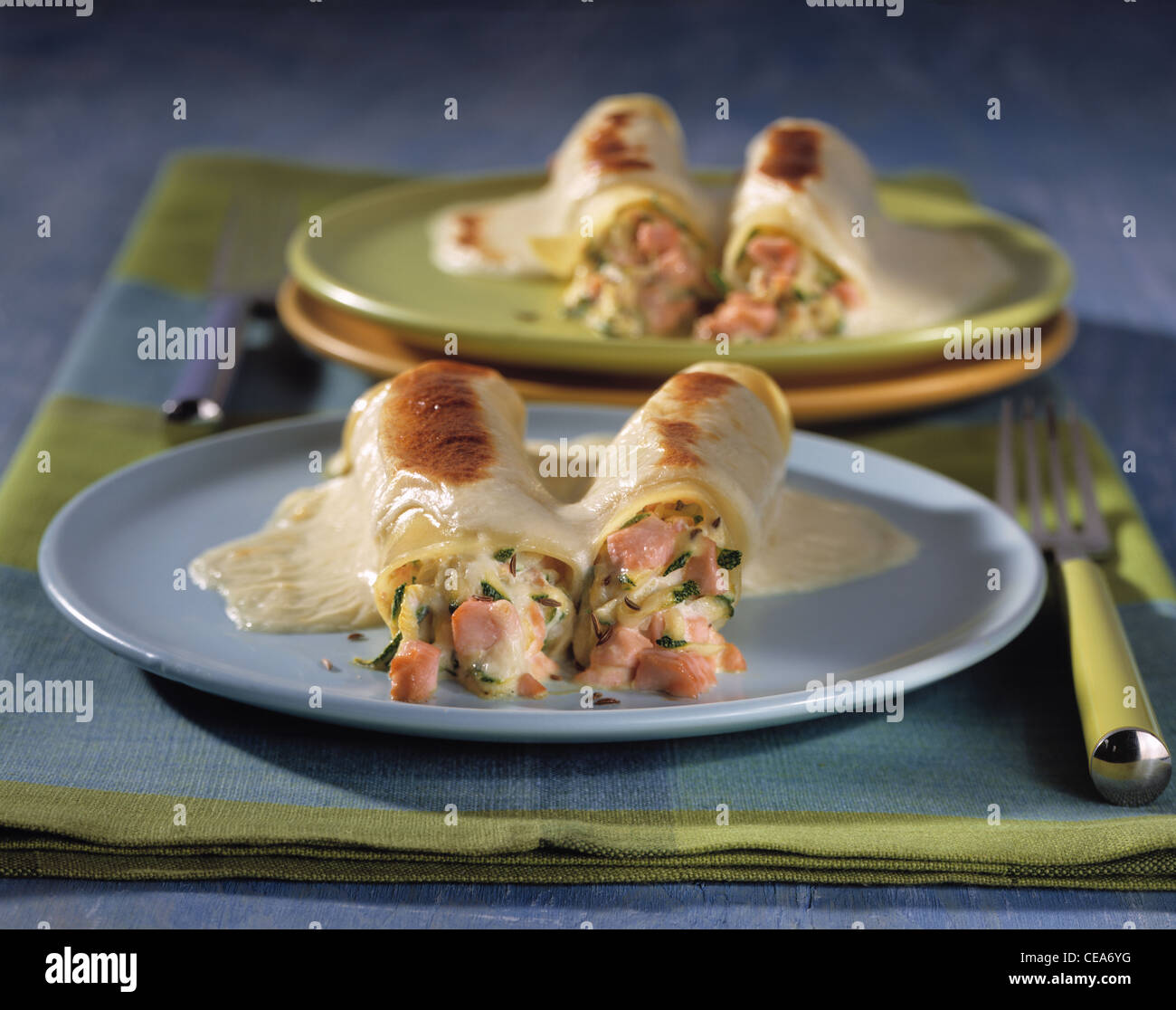 Gratinierte Lachs Cannelloni - Rezepte Suchen