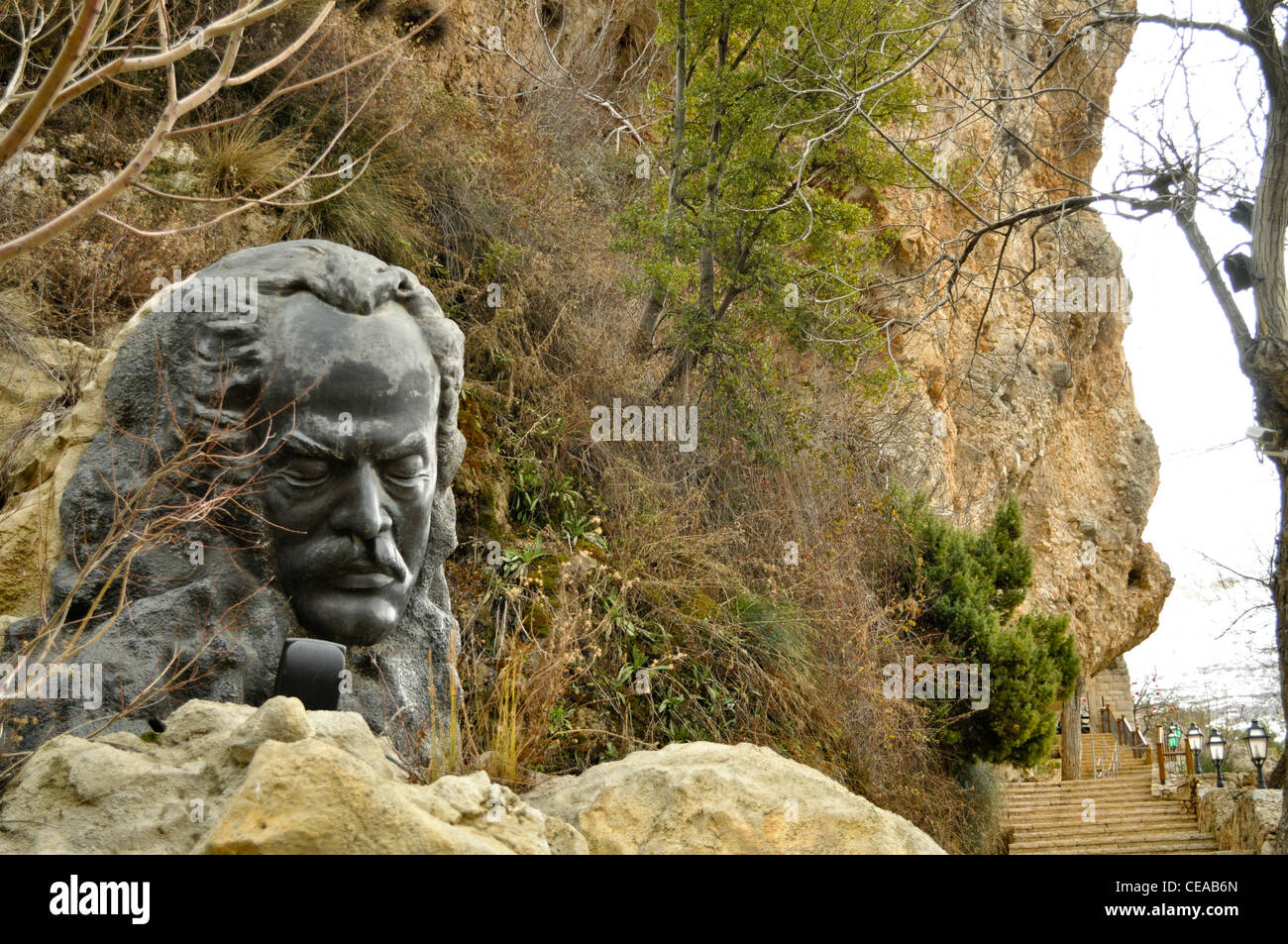 Khalil Gibran Museum und Gibran die letzte Ruhestätte in Bsharri, Libanon Stockfoto