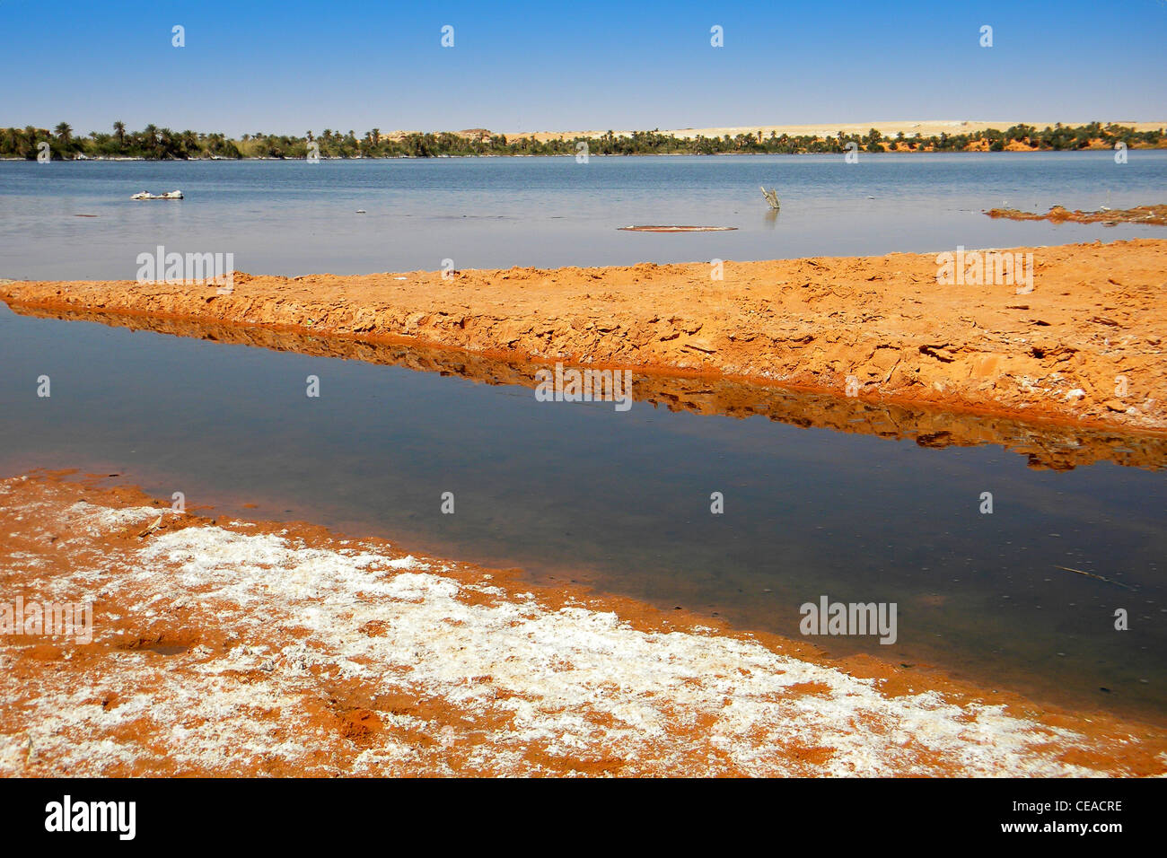 Ounianga Kebir See, Erdi Region, Tschad Stockfoto