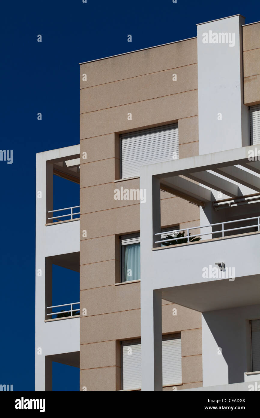 Balkon, Detailansicht Stockfoto